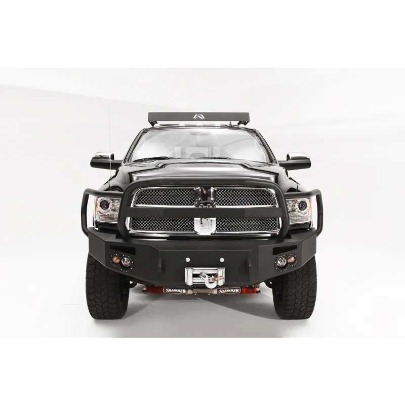 Fab Fours Premium Heavy Duty Winch Front Bumper w/ Grille Guard Model DR10-A2950-1 - Image 2