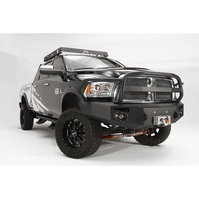 Fab Fours Premium Heavy Duty Winch Front Bumper w/ Grille Guard Model DR10-A2950-1 - Image 3