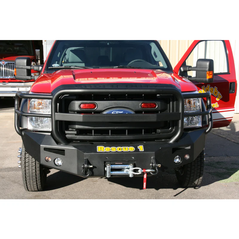 Fab Fours Premium Heavy Duty Winch Front Bumper w/ Grille Guard Model FS11-A2650-1 - Image 3