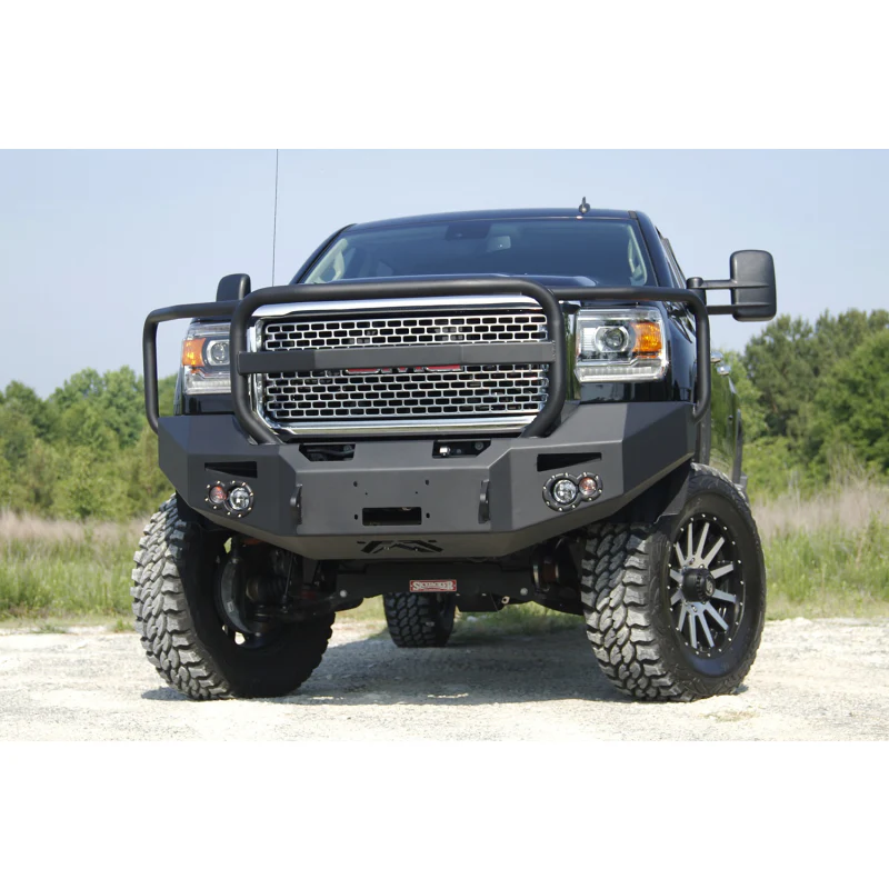 Fab Fours Premium Heavy Duty Winch Front Bumper w/ Grille Guard Model GM14-A3150-1 - Image 2