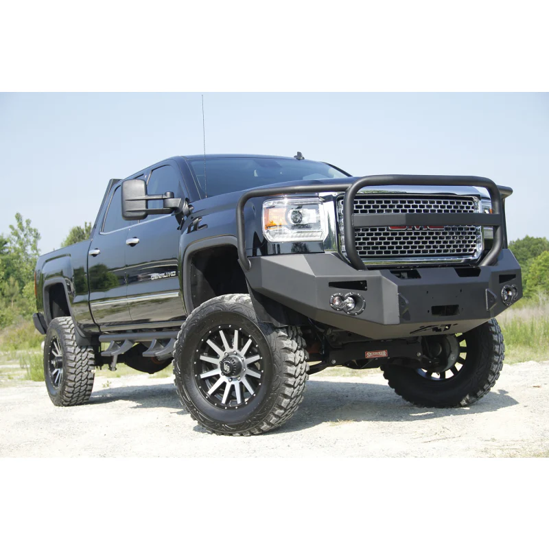 Fab Fours Premium Heavy Duty Winch Front Bumper w/ Grille Guard Model GM14-A3150-1 - Image 4