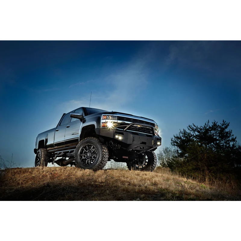 Fab Fours Premium Heavy Duty Winch Front Bumper w/ Pre Runner Guard Model CH14-A3052-1 - Image 4