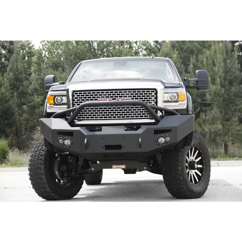 Fab Fours Premium Heavy Duty Winch Front Bumper w/ Pre Runner Guard Model GM14-A3152-1 - Image 2
