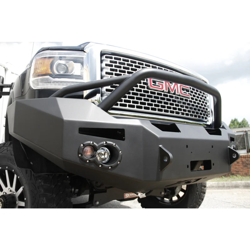 Fab Fours Premium Heavy Duty Winch Front Bumper w/ Pre Runner Guard Model GM14-A3152-1 - Image 4