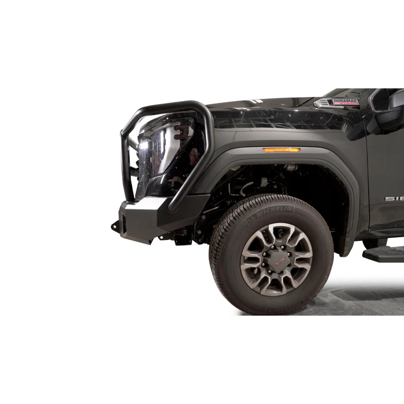 Fab Fours Premium Winch Front Bumper w/ Full Guard 2 Stage Black Powder Coat w/ Sensor Model GM24-A6250-1 - Image 4