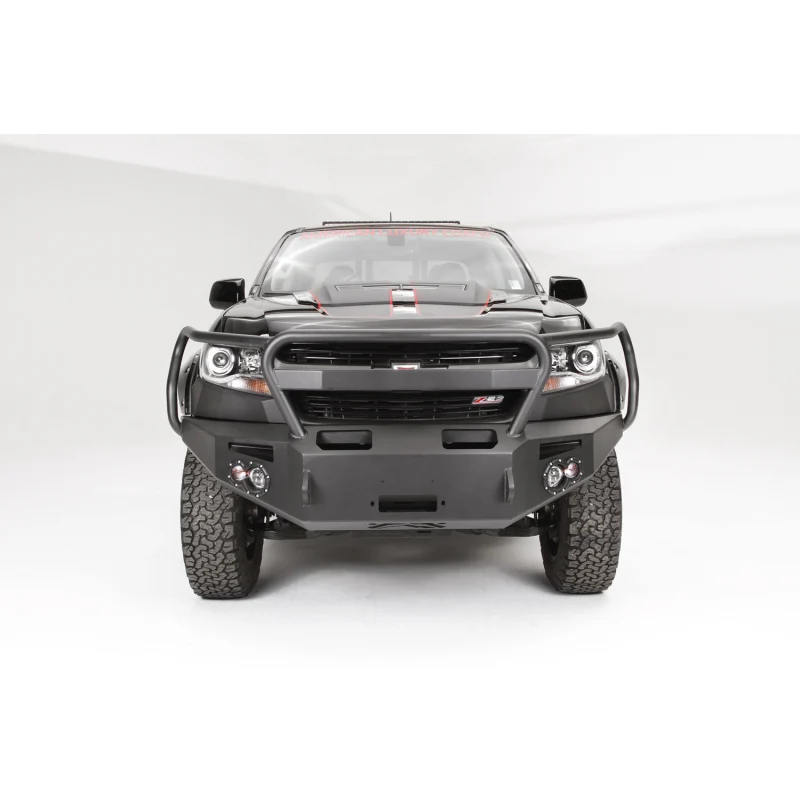 Fab Fours Premium Winch Front Bumper w/ Grille Guard Model CC15-H3350-1 - Image 4