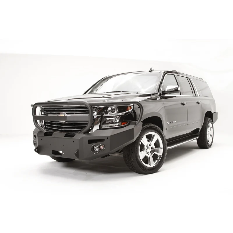 Fab Fours Premium Winch Front Bumper w/ Grille Guard Model CS15-F3550-1