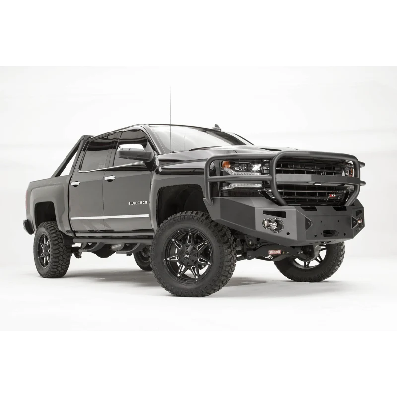 Fab Fours Premium Winch Front Bumper w/ Grille Guard Model CS16-F3850-1 - Image 3