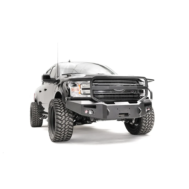 Fab Fours Premium Winch Front Bumper w/ Grille Guard Model FF18-H4550-1 - Image 3