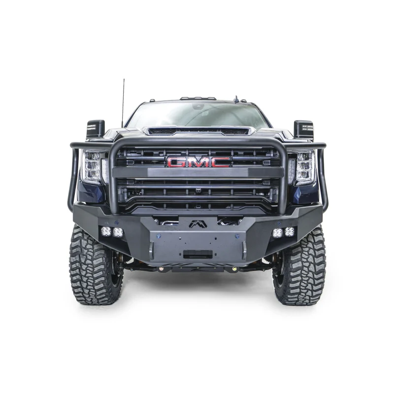 Fab Fours Premium Winch Front Bumper w/ Grille Guard Model GM20-A5050-1 - Image 2