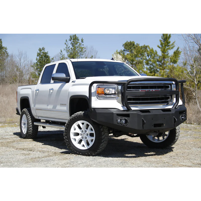 Fab Fours Premium Winch Front Bumper w/ Grille Guard Model GS14-H3150-1 - Image 3