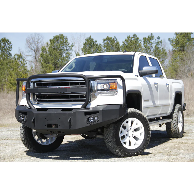 Fab Fours Premium Winch Front Bumper w/ Grille Guard Model GS14-H3150-1 - Image 4