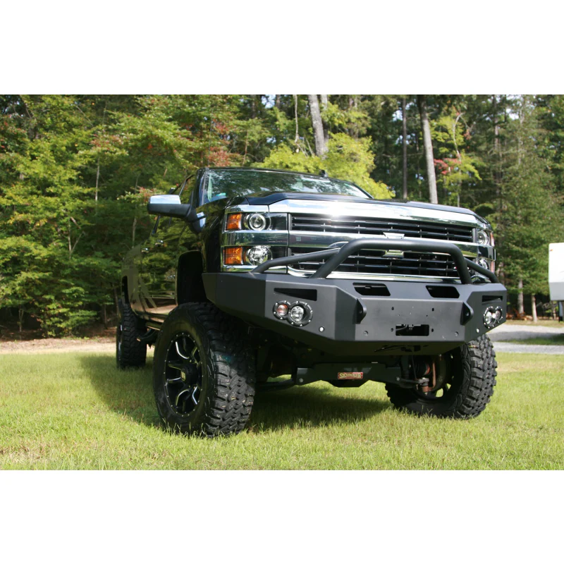 Fab Fours Premium Winch Front Bumper w/ Pre Runner Guard Model CH14-C3052-1 - Image 4