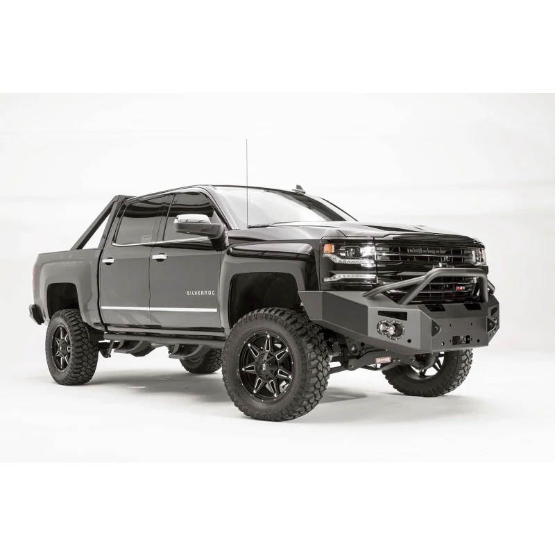 Fab Fours Premium Winch Front Bumper w/ Pre Runner Guard Model CS16-F3852-1 - Image 3