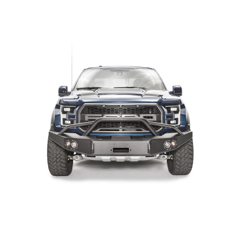 Fab Fours Premium Winch Front Bumper w/ Pre Runner Guard Model FF17-H4352-1 - Image 2