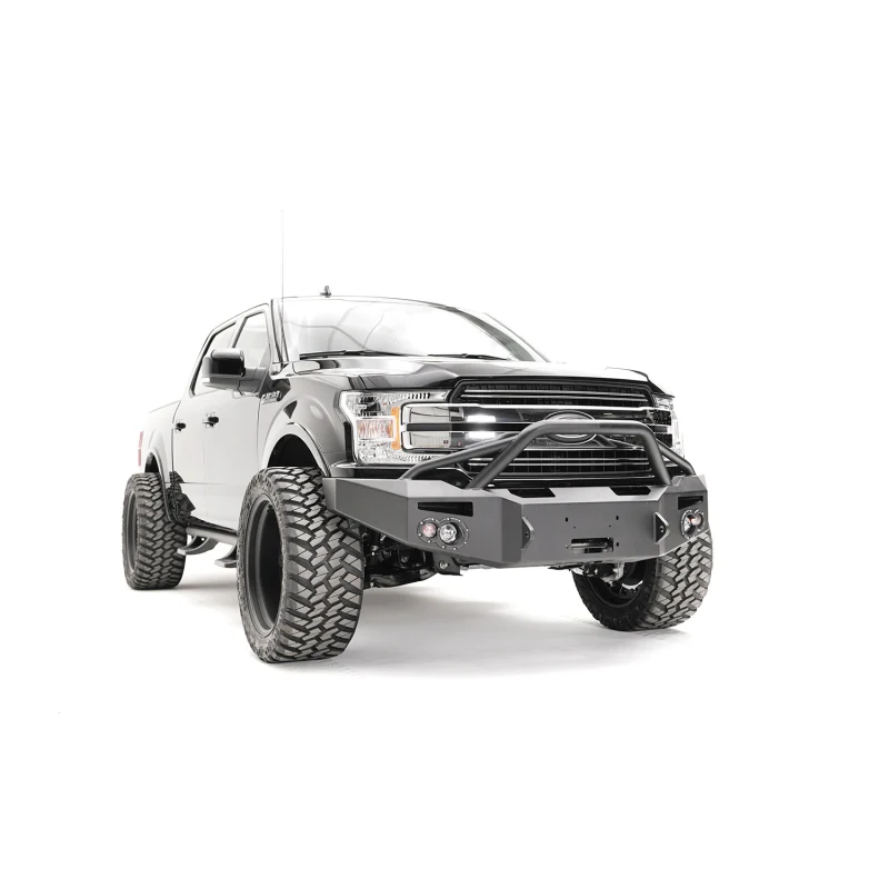 Fab Fours Premium Winch Front Bumper w/ Pre Runner Guard Model FF18-H4552-1 - Image 3