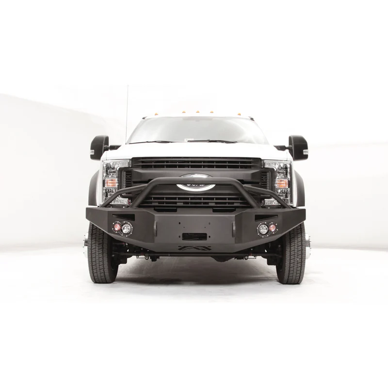 Fab Fours Premium Winch Front Bumper w/ Pre Runner Guard Model FS17-A4252-1
