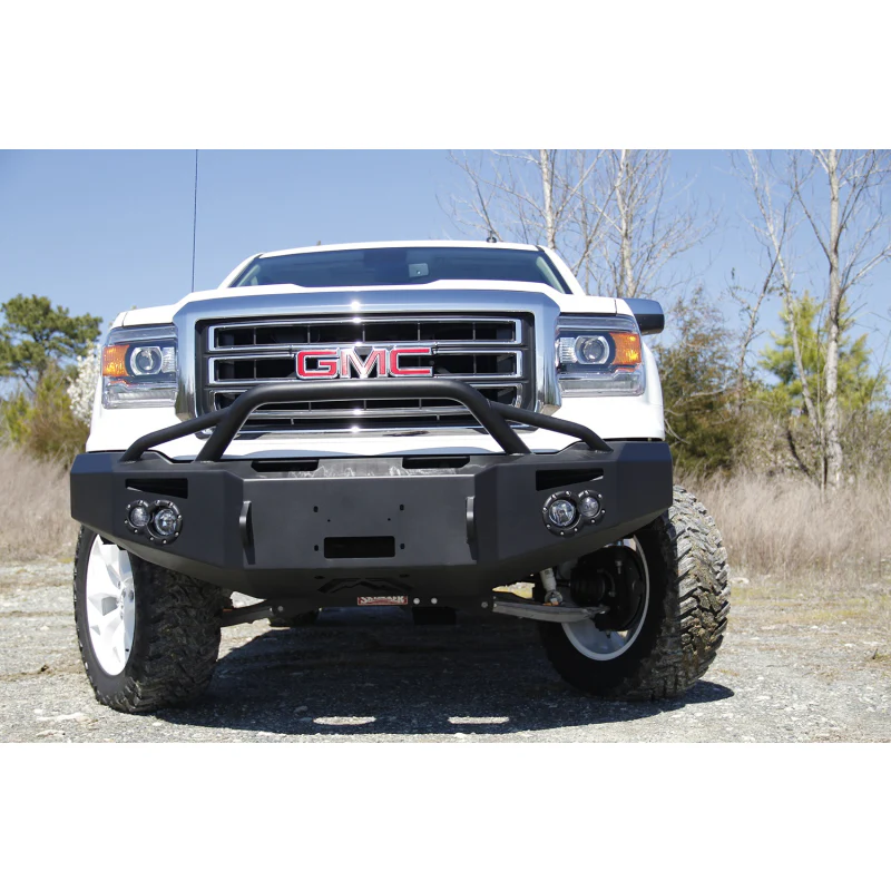Fab Fours Premium Winch Front Bumper w/ Pre Runner Guard Model GS14-H3152-1 - Image 2