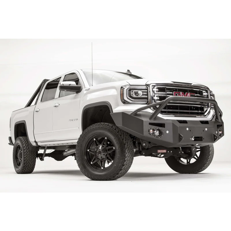 Fab Fours Premium Winch Front Bumper w/ Pre Runner Guard Model GS16-F3952-1 - Image 3