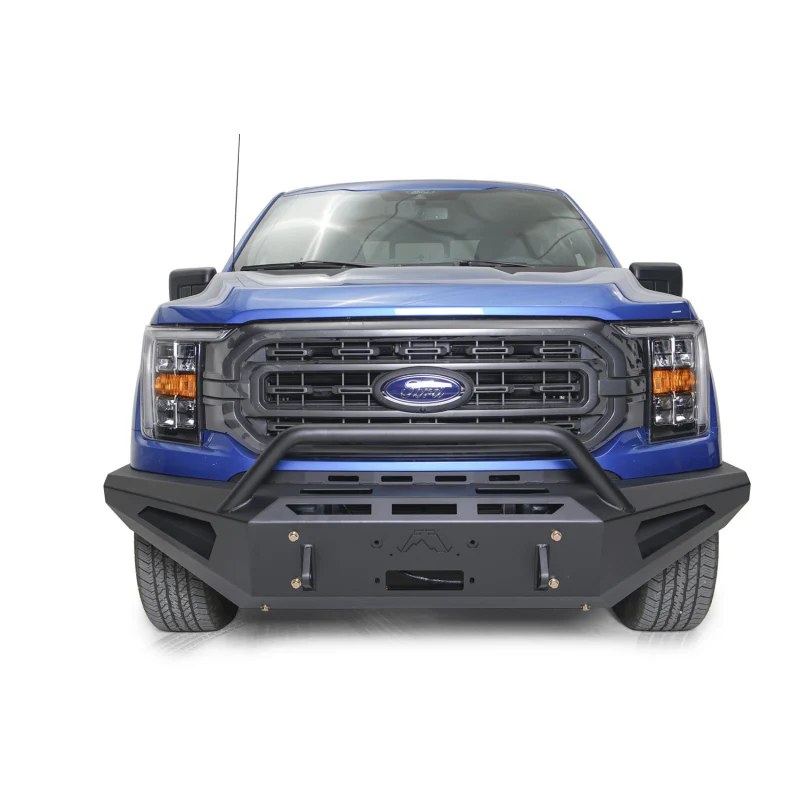 Fab Fours Red Steel Front Bumper w/ Pre Runner Guard Model FF21-RS5162-1 - Image 2