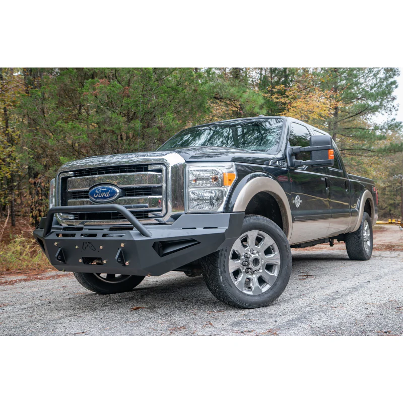 Fab Fours Red Steel Front Bumper w/ Pre Runner Guard Model FS11-RS2562-1
