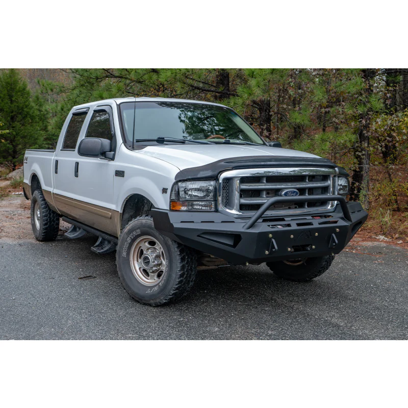 Fab Fours Red Steel Front Bumper w/ Pre Runner Guard Model FS99-RS1662-1 - Image 2