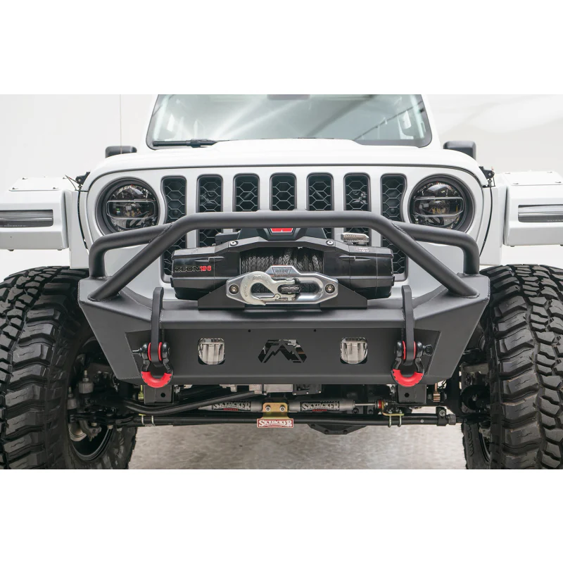 Fab Fours Stubby Bumper w/ Pre Runner Guard Model JL18-B4752-1 - Image 6