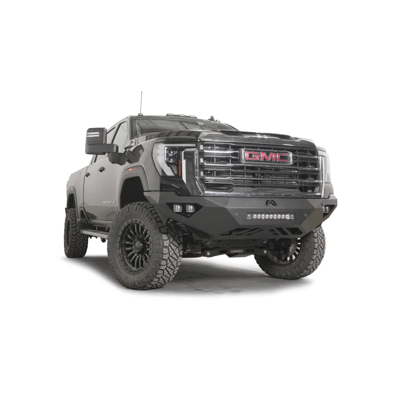 Fab Fours Vengeance Front Bumper w/ No Guard 2 Stage Black Powder Coat Model GM24-V6251-1 - Image 3