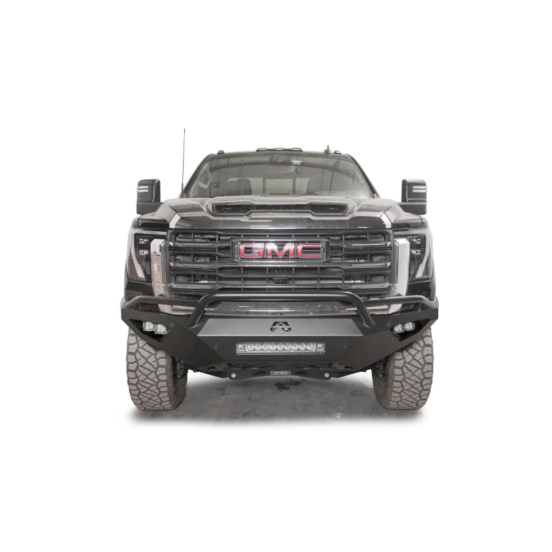 Fab Fours Vengeance Front Bumper w/ Pre-Runner Guard 2 Stage Black Powder Coat Model GM24-V6252-1 - Image 2