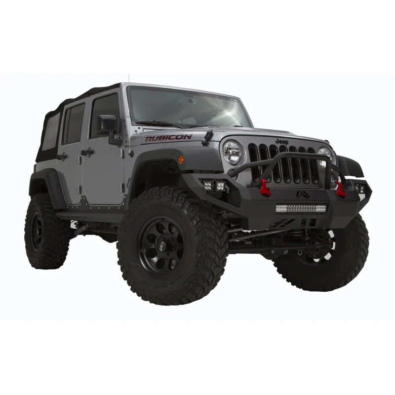 Fab Fours Vengeance Front Bumper w/ Pre Runner Guard Model JK07-D1852-1 - Image 3