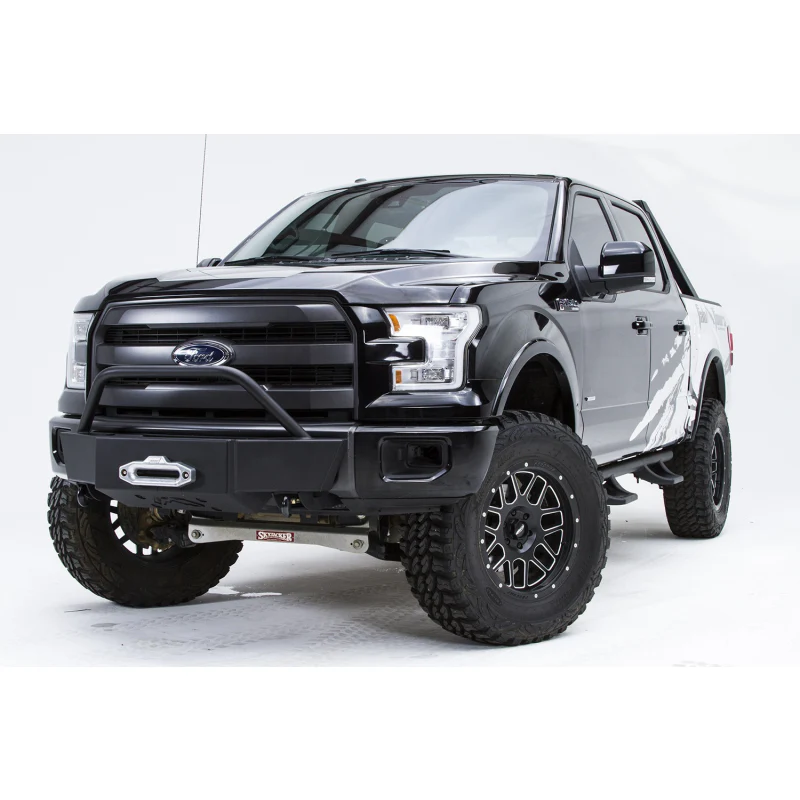 Fab Fours Winch Mount w/ Grille Guard Model FF15-N3250-1