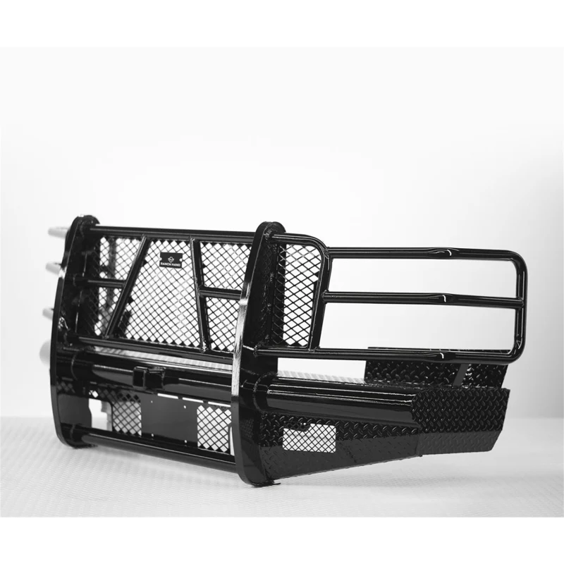 Ranch Hand Legend Series Front Bumper W/ Grille Guard Fits Select 07-10 Chevrolet Silverado 2500 HD/3500 HD Model FBC081BLR - Image 2
