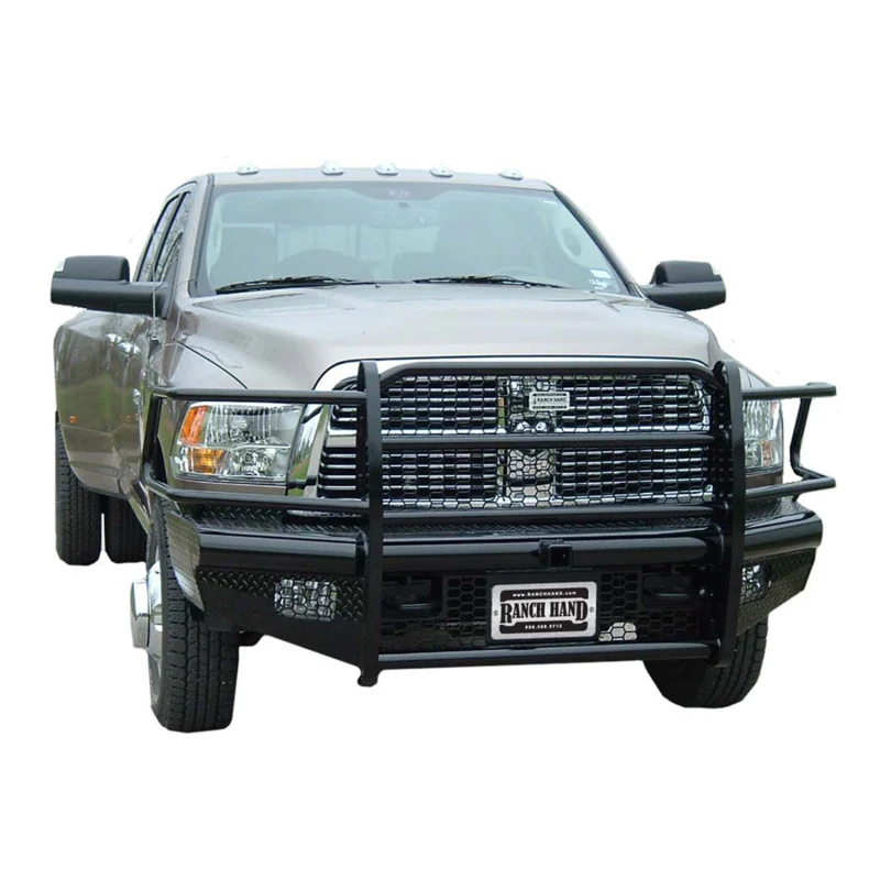 Ranch Hand Legend Series Front Bumper W/ Grille Guard Fits Select 10-18 Dodge/Ram 2500/3500/4500/5500 Model FBD101BLRS - Image 4
