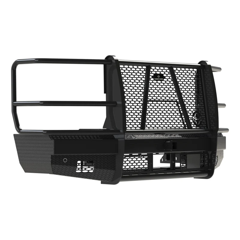 Ranch Hand Sport Series Winch Ready Front Bumper W/ Grille Guard Works W/ Camera Fits Select Ford Super Duty F-250/F-350/F-450/F-550 Model FBF235BLR - Image 2