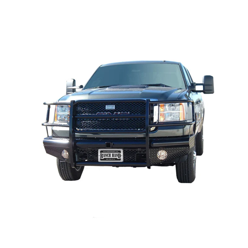 Ranch Hand Legend Series Front Bumper W/ Grille Guard Fits Select 11-14 GMC Sierra 2500 HD/3500 HD Model FBG111BLR - Image 5
