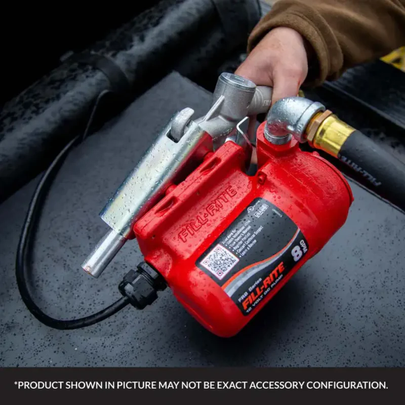 Fill-Rite 8 GPM 12V DC Transfer Tank Pump with Nozzle Model FR8 - Image 3