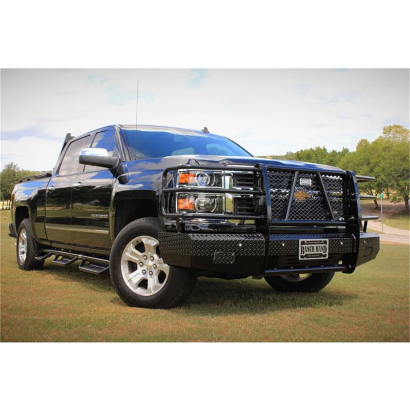 Ranch Hand Summit Series Front Bumper W/ Grille Guard Fits Select 14-15 Chevrolet Silverado 1500 Model FSC14HBL1 - Image 5