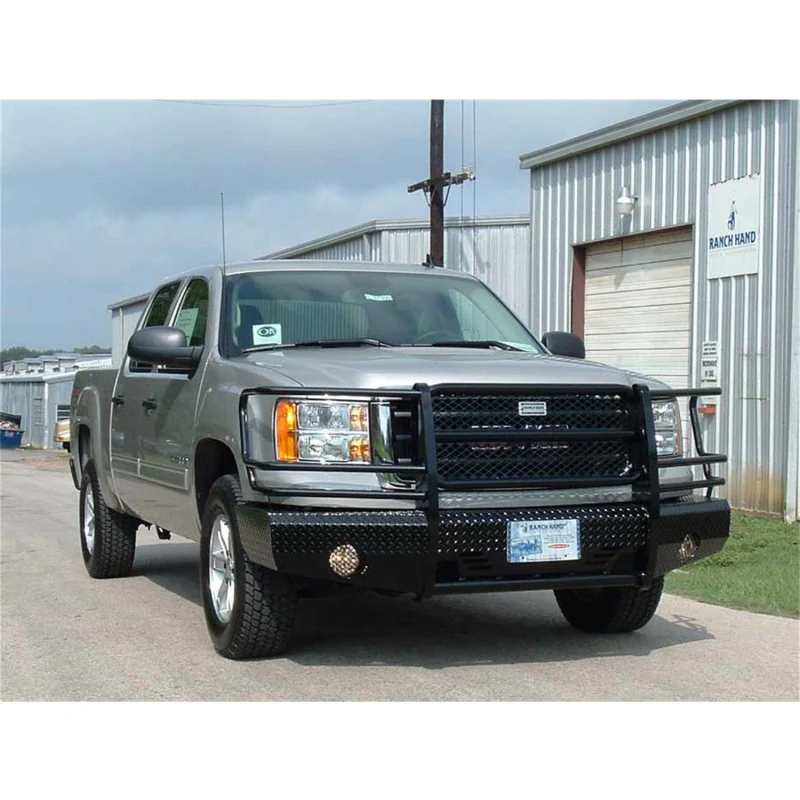 Ranch Hand Summit Series Front Bumper W/ Grille Guard Fits Select 07-13 GMC Sierra 1500 Model FSG08HBL1 - Image 4