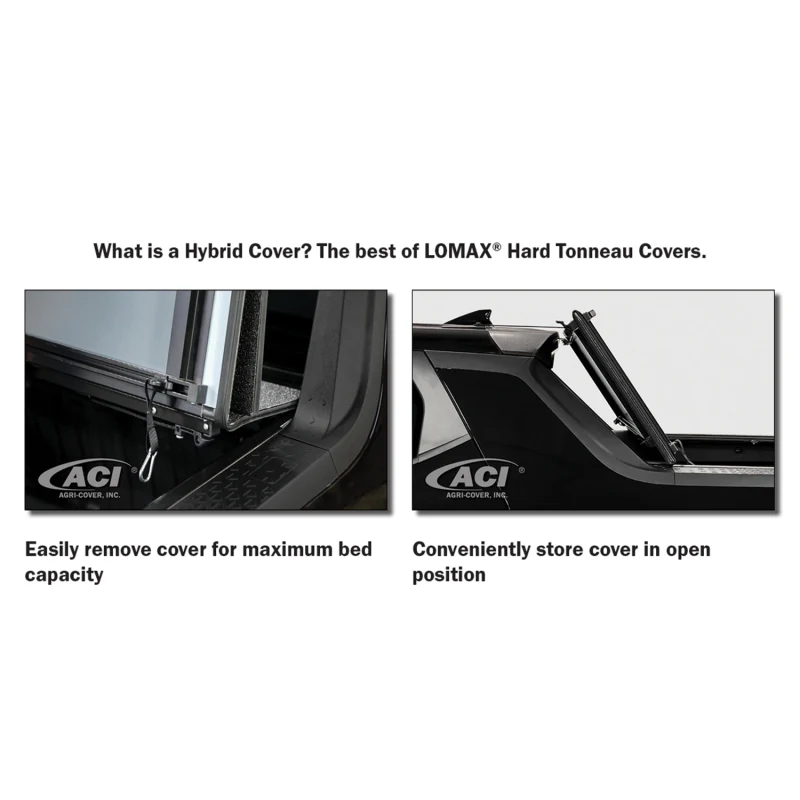 Access LOMAX™ Stance™ Hard Tri-Fold Cover Black Diamond Mist Finish Single Rail Model G4060209 - Image 9