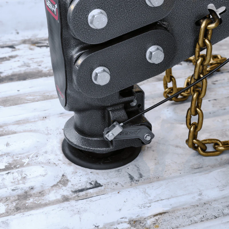 GEN-Y EXECUTIVE TORSION-FLEX SpLatch Rhino Fifth Wheel Pin Box Replacement with Gooseneck 2 5/16" Coupler 3.5K - 6.5K pin weight range 30K Towing Model GH-8076AL - Image 3