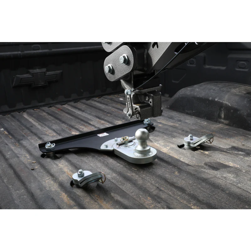 GEN-Y GoosePuck 5" offset ball-puck mount for GM Short Bed 2018-2019 25K Towing, (With EXT Ball Assy and 102345) Model GH-21005 - Image 2