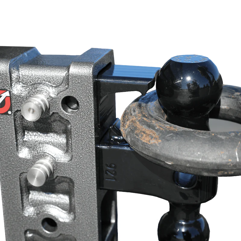 GEN-Y MEGA-DUTY 2.5" Offset Shank 3" Rise, 6" Drop 3K TW 21K Hitch & GH-061 Dual-Ball Model GH-914 - Image 3