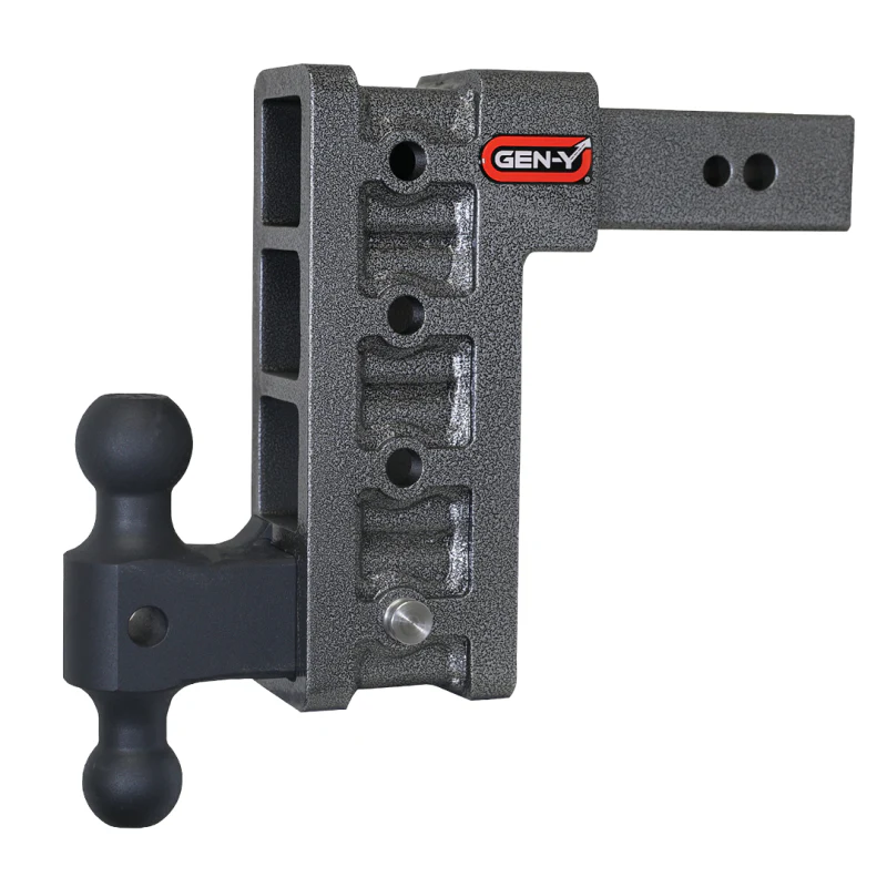 GEN-Y MEGA-DUTY 2.5" Shank 9" Drop 3.5K TW 32K Hitch & GH-0161 Dual-Ball Model GH-1614