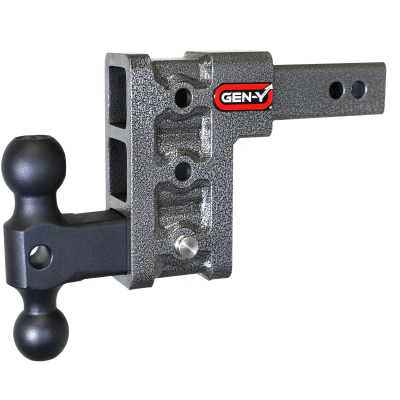 GEN-Y MEGA-DUTY 2" Shank 5" Drop 1.5K TW 10K Hitch & GH-031 Dual-Ball Model GH-313