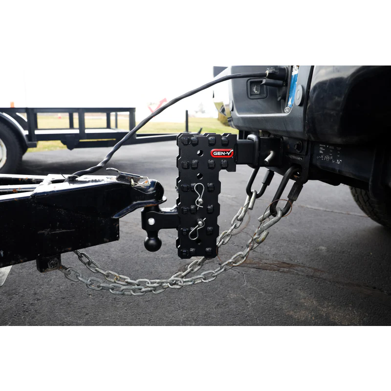 GEN-Y PHANTOM-X 2.5" Solid Shank 10" Drop 1.6K TW 16K Hitch & GH-052 Tri-Ball Mount Model GH-2435X - Image 2