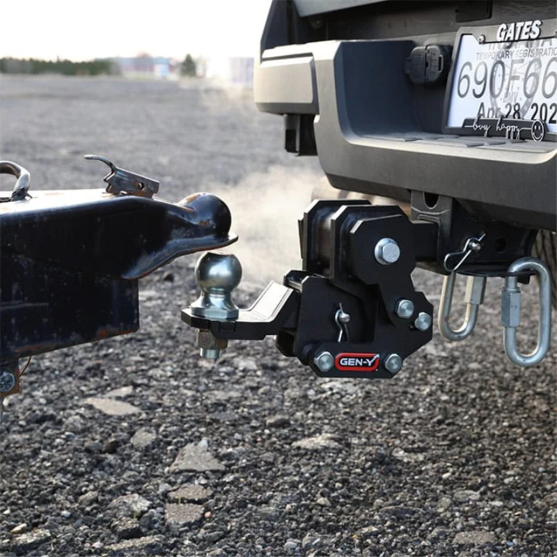 GEN-Y VOYAGER Hitch Only - 5.75" Tubes - 7K Overall Towing Capacity - 1000 LB Towing Tongue Weight Capacity - 500 LB Cargo Tongue Weight Capacity @ 24" From Pin C/L to Cargo C/L Model GH-26002 - Image 3