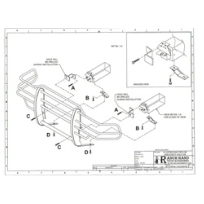 Ranch Hand Legend Series Grille Guard Fits Select 99-06 Chevrolet Silverado 1500/Suburban/Tahoe Model GGC99HBL1 - Image 6