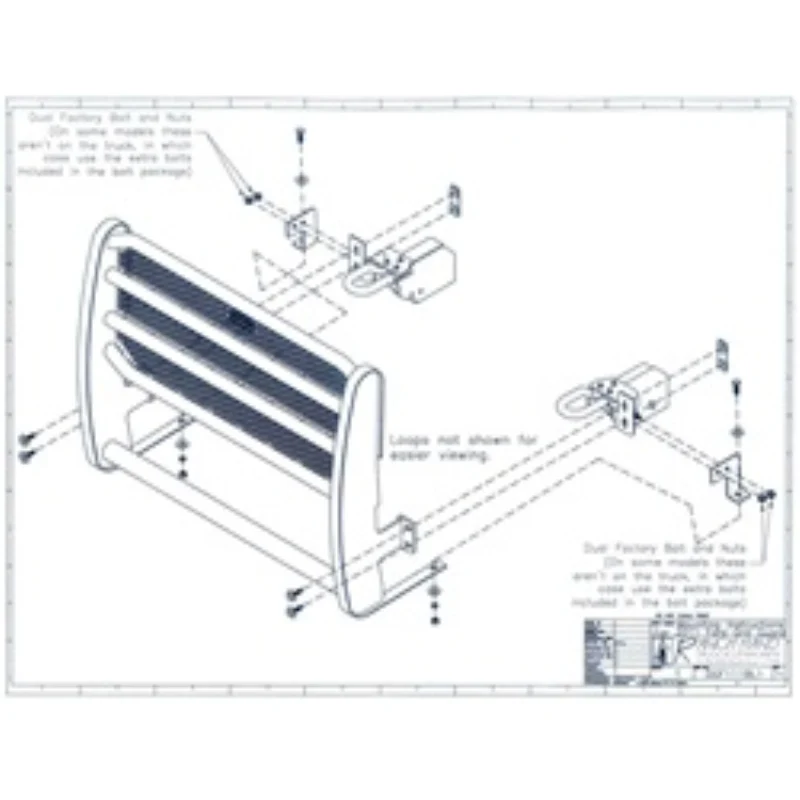 Ranch Hand Legend Series Grille Guard Fits Select 11-16 Ford Super Duty F-250/F-350/F-450/F-550 Model GGF111BL1 - Image 5