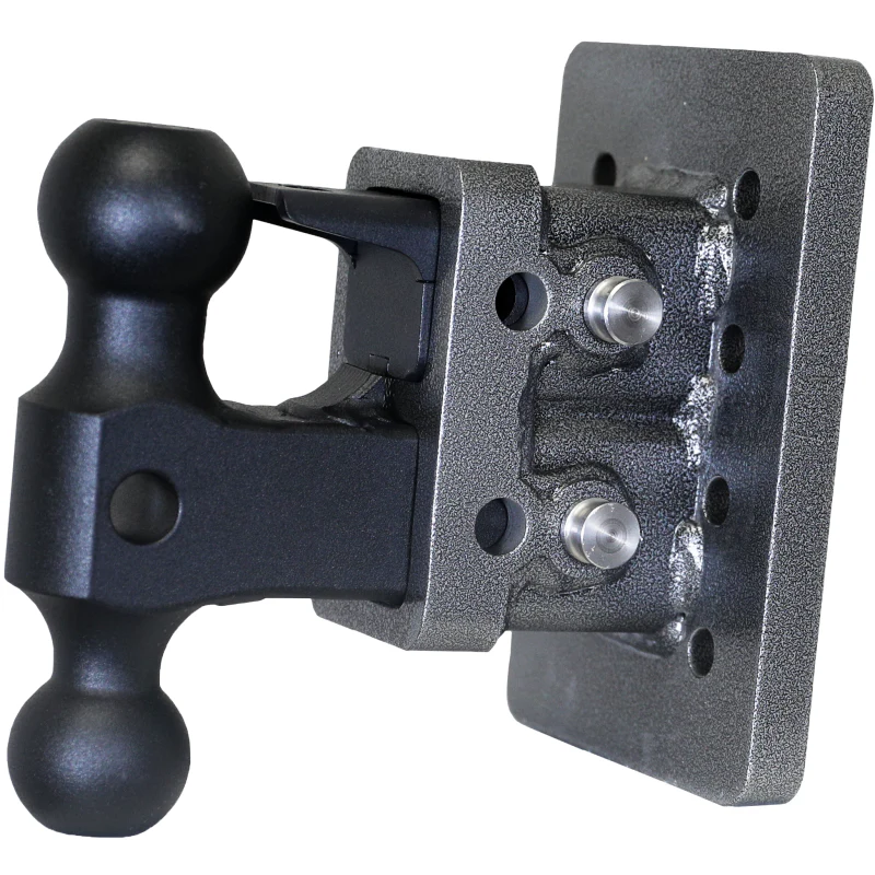 Gen-Y MEGA-DUTY 2" Bolt-On 2.5" Drop 2K TW 16K Hitch with Dual-Ball & Pintle Lock Model GH-122