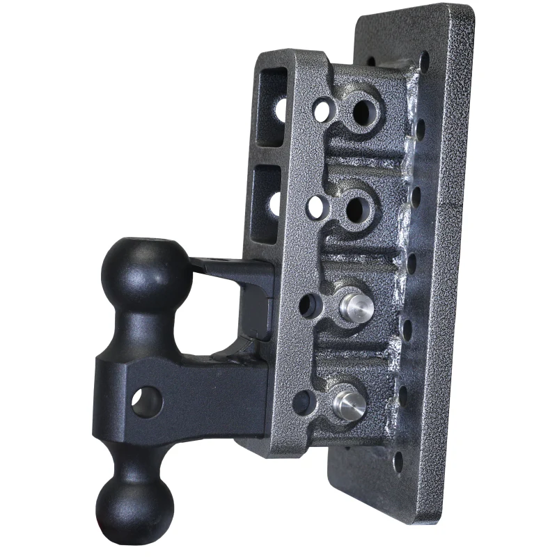 Gen-Y MEGA-DUTY 2" Bolt-On 7.5" Drop 2K TW 16K Hitch with Dual-Ball & Pintle Lock Model GH-124